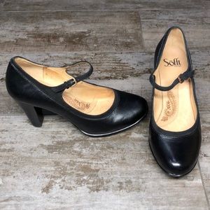 Sofft Black Mary Jane Heels, size 8